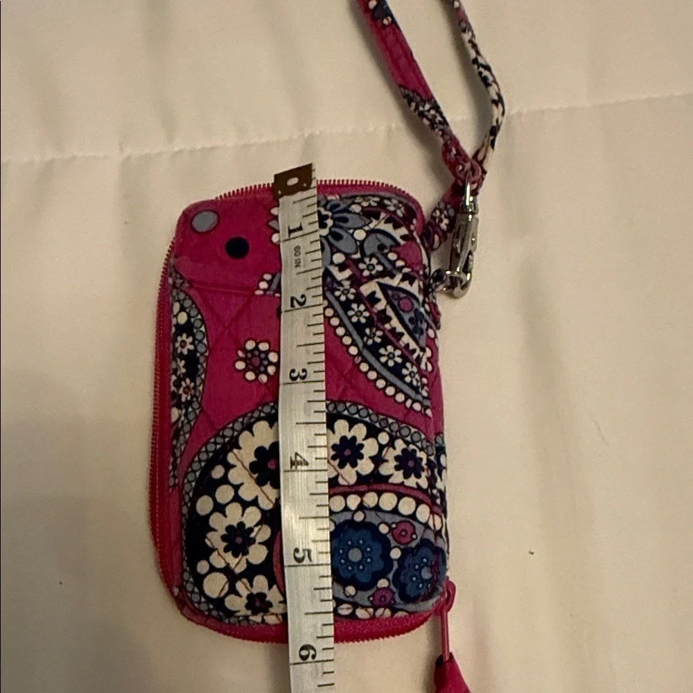 Vera Bradley Quilted Cotton Wristlet Wallet Boysenberry with ID Window